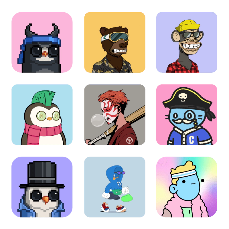 Gem Wallet NFT wallet grid