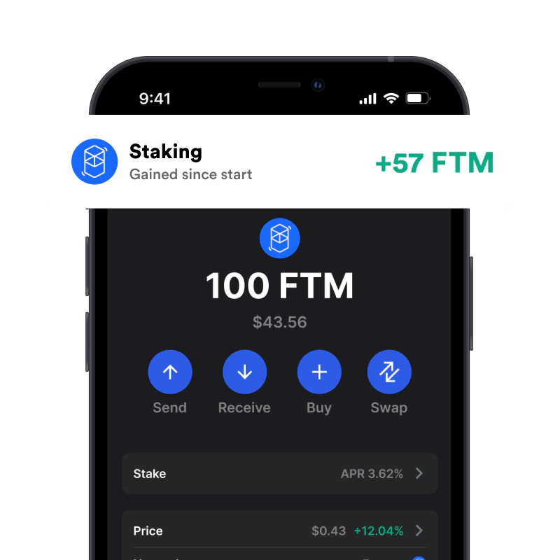 Gem Wallet stake crypto