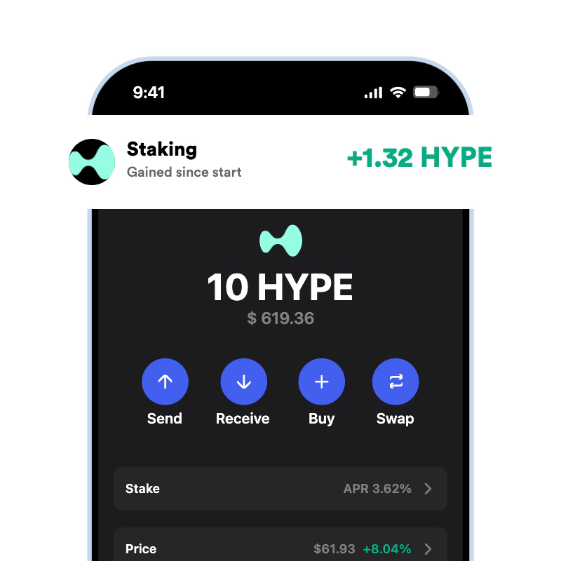 Gem Wallet stake crypto