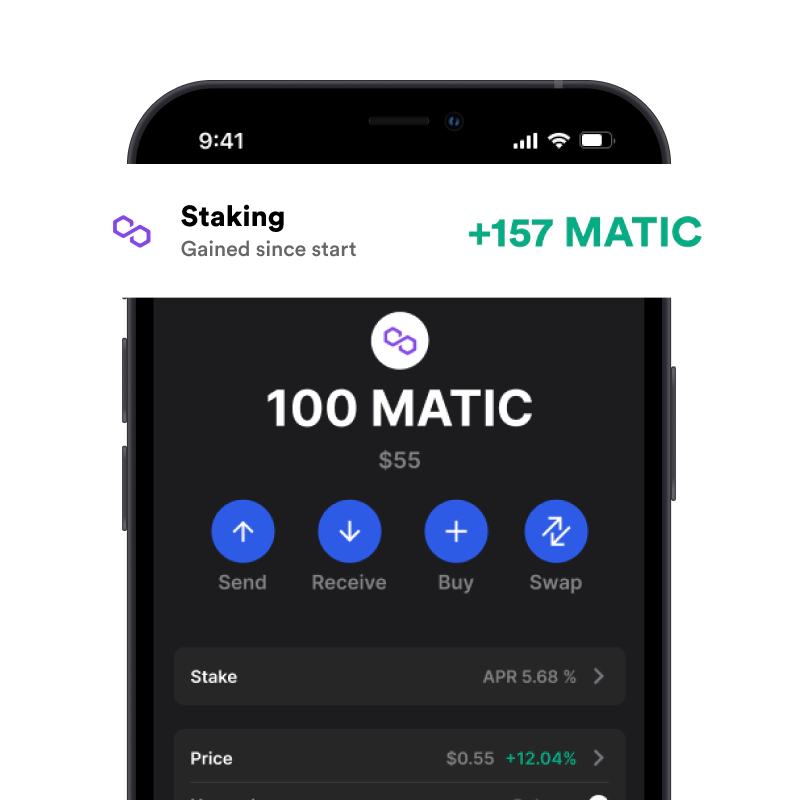 Gem Wallet stake crypto