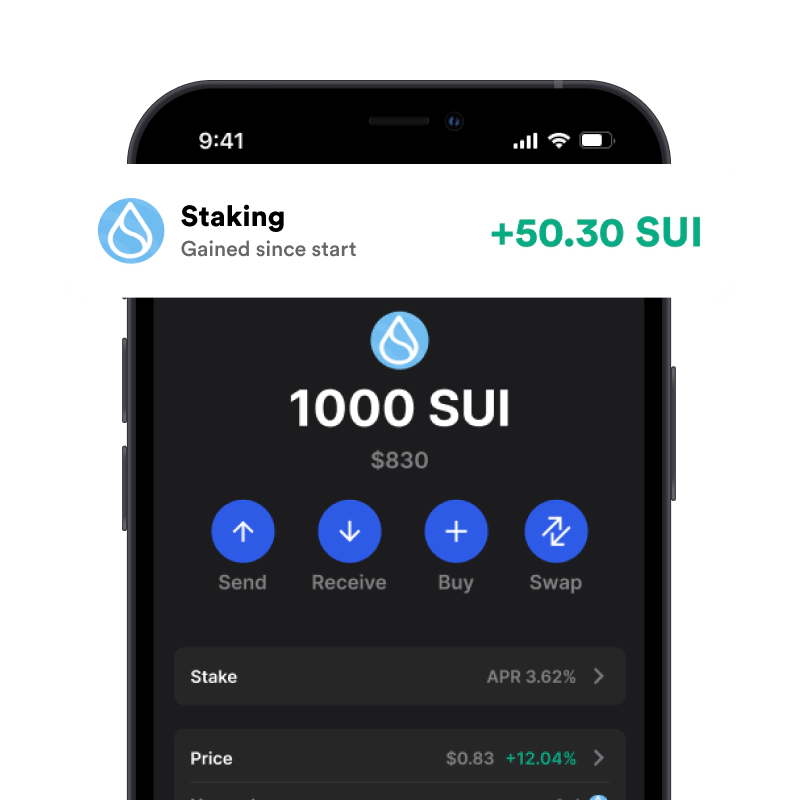 Gem Wallet stake crypto