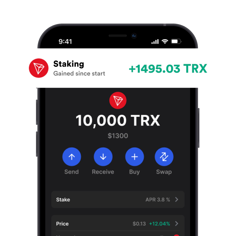 Gem Wallet stake crypto