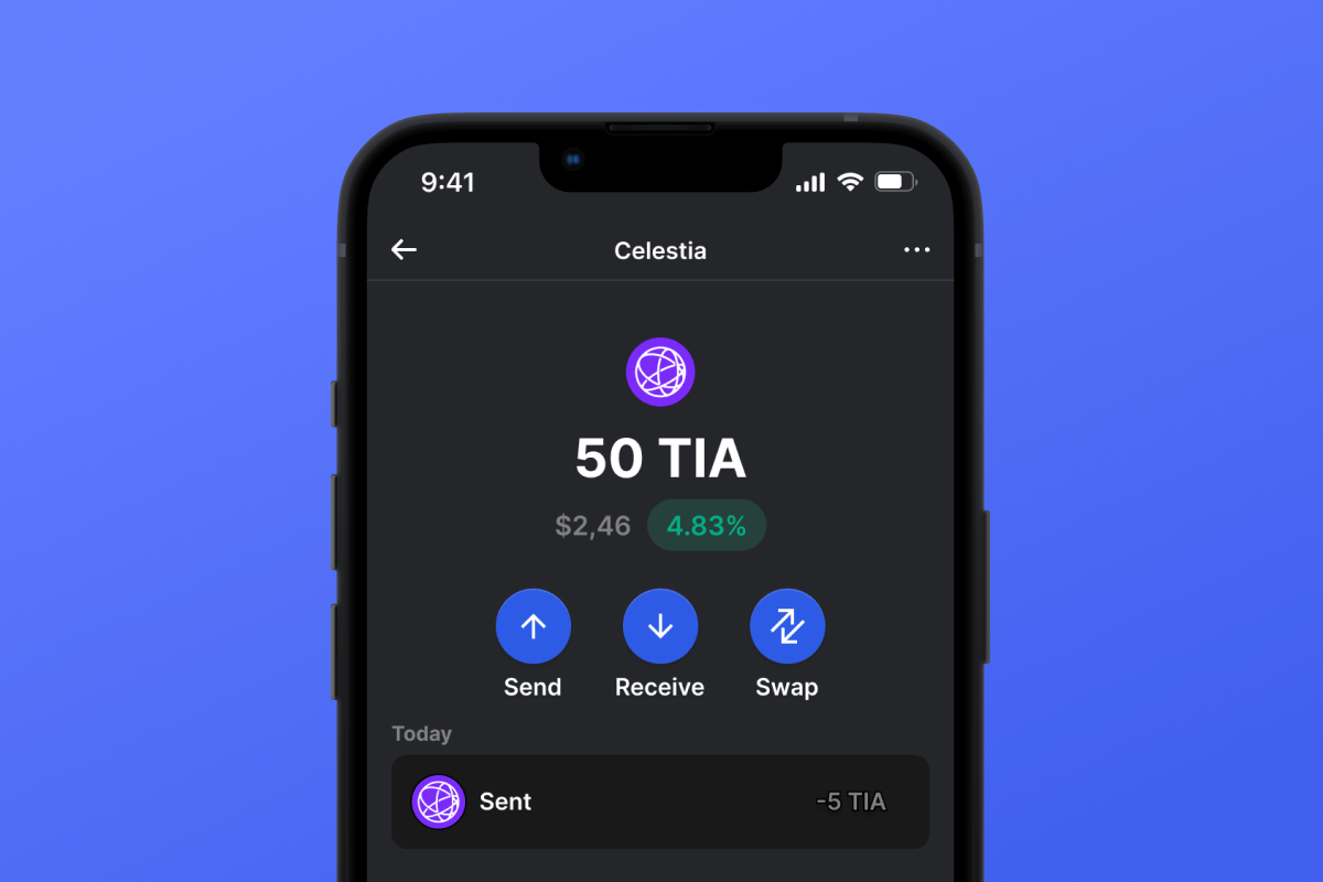 Celestia (TIA) ਬਟੂਆ