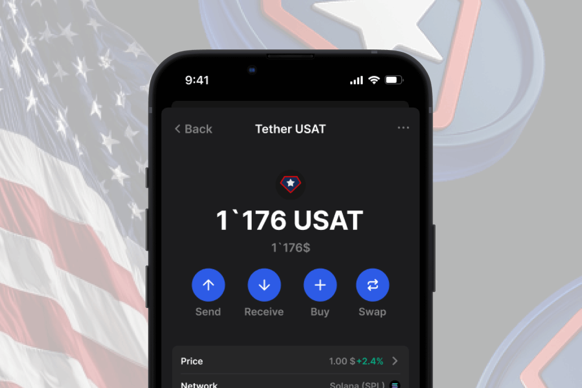 Tether USAT ਬਟੂਆ