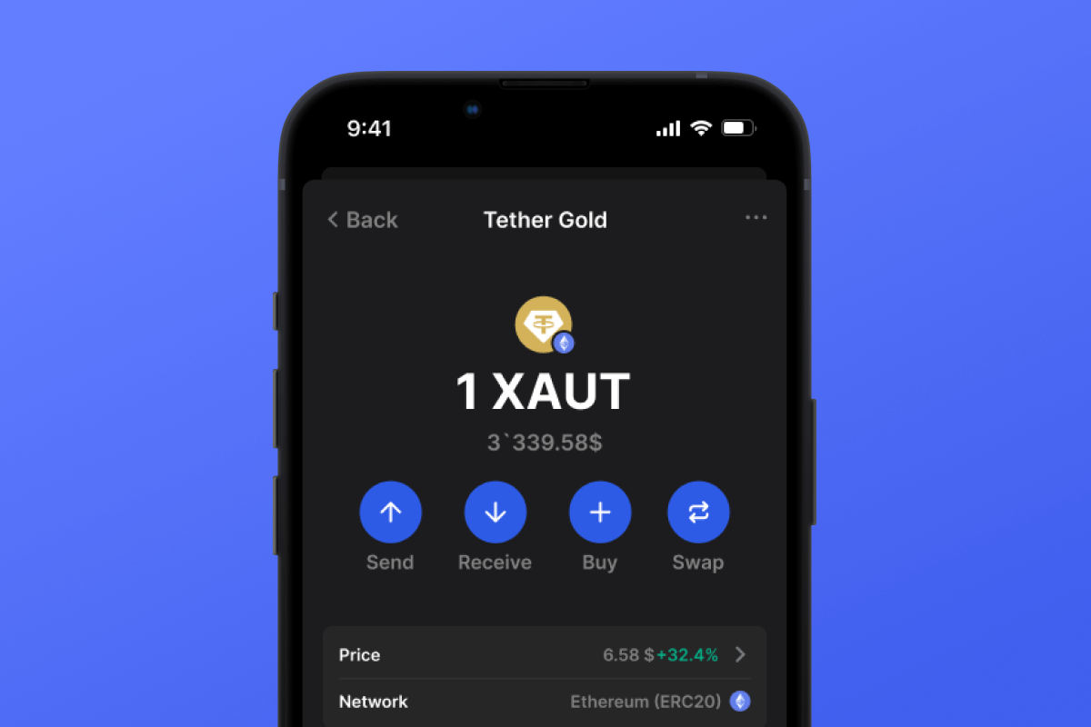 Tether Gold ਬਟੂਆ